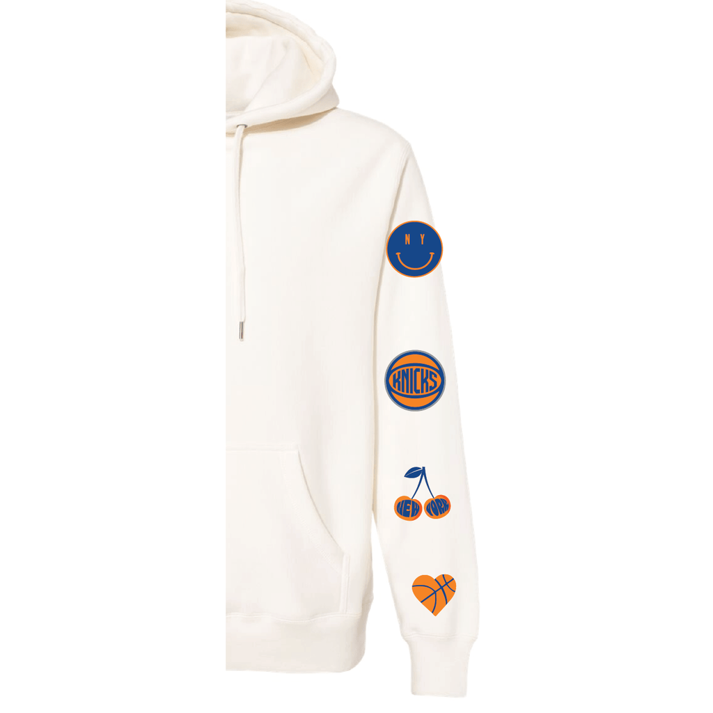 New York Knicks White Hoodie - BROdenim