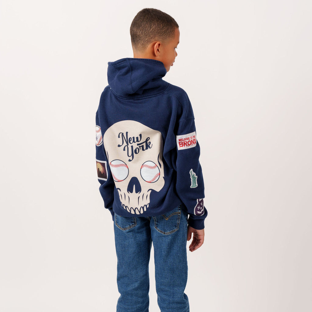 New York Spooky Baseball Hoodie - BROdenim
