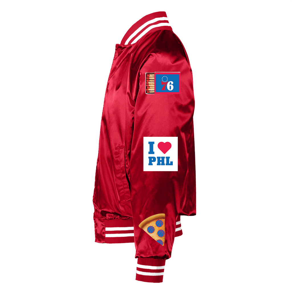 Philadelphia 76ers Customizable Bomber - BROdenim