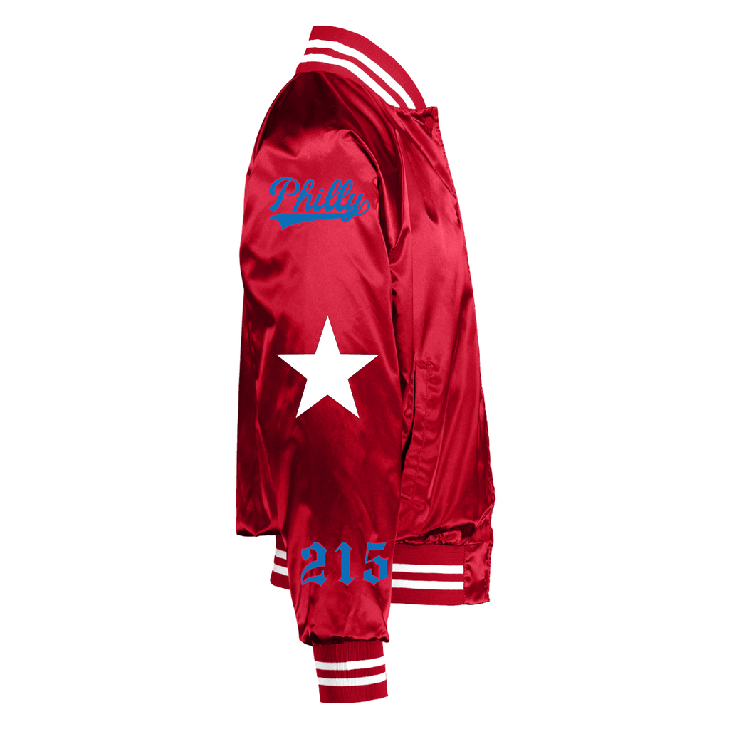 Philadelphia 76ers Customizable Bomber - BROdenim
