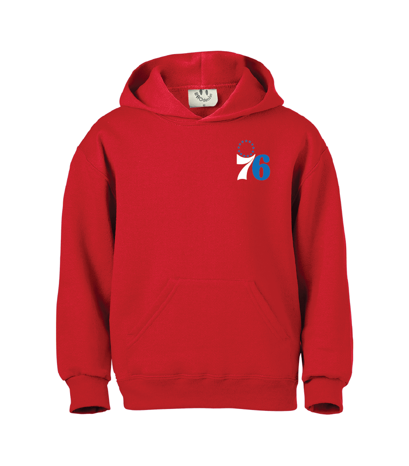 Philadelphia 76ers Red Hoodie - BROdenim