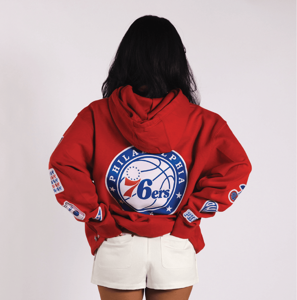 Philadelphia 76ers Red Hoodie - BROdenim