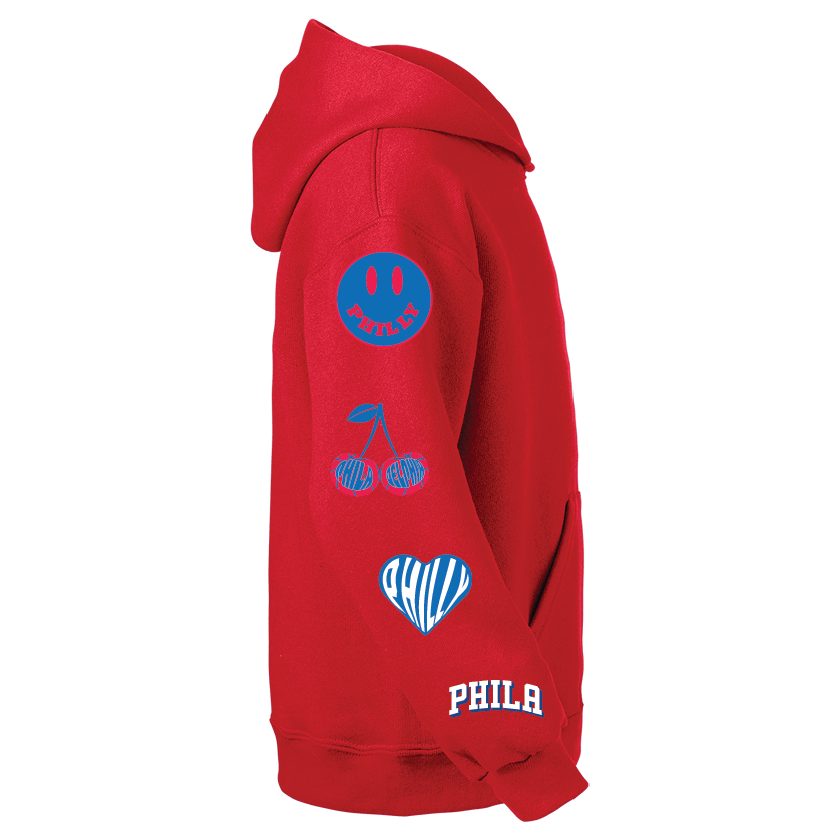 Philadelphia 76ers Red Hoodie - BROdenim