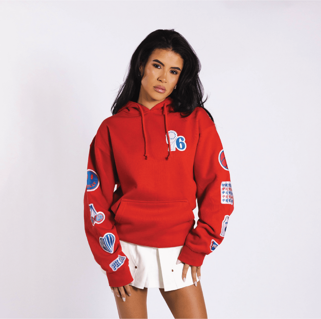 Philadelphia 76ers Red Hoodie - BROdenim