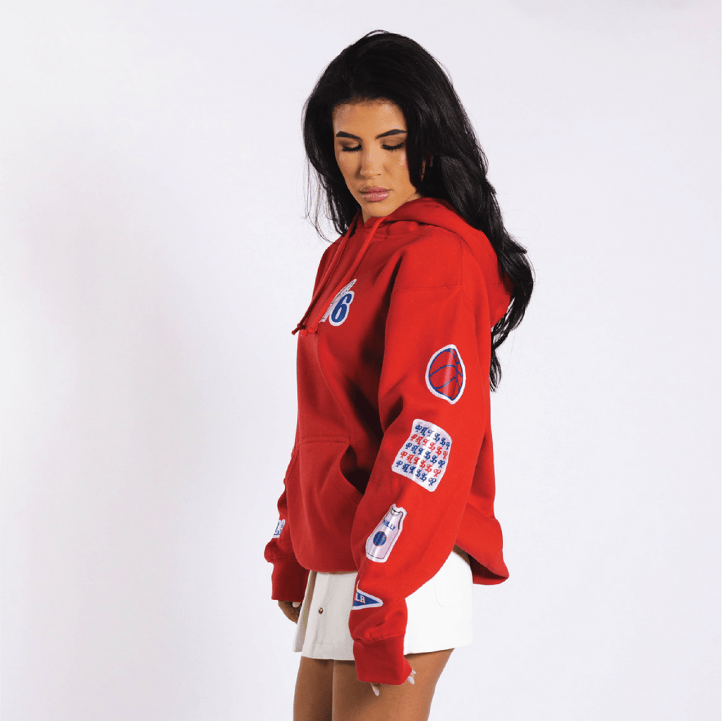 Philadelphia 76ers Red Hoodie - BROdenim