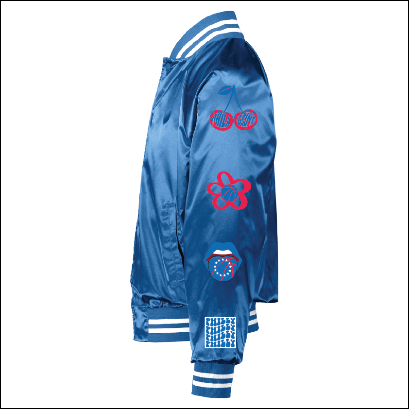 Philadelphia 76ers Satin Bomber - BROdenim