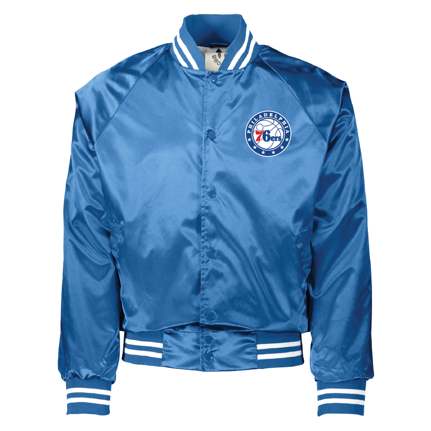 Philadelphia 76ers Satin Bomber - BROdenim