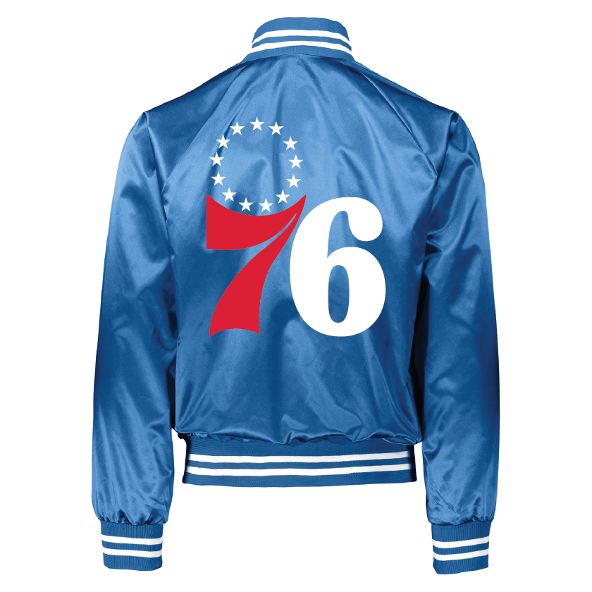 Philadelphia 76ers Satin Bomber - BROdenim