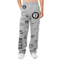 Scatter Scrapbook Straight Leg Sweatpants Brooklyn Nets - BROdenim