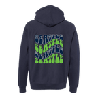 Seattle Football Cursive Swirl Hoodie - BROdenim