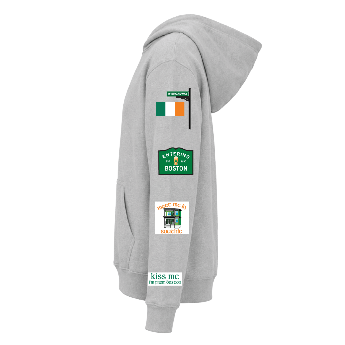 St. Patrick's Day Boston Hoodie - BROdenim