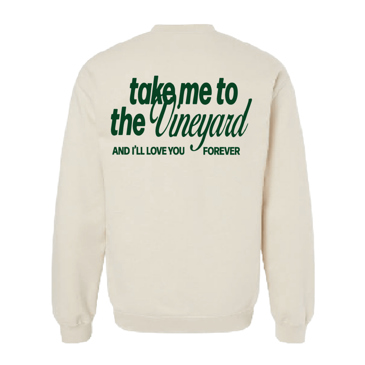 Take Me To The Vineyard Crew - BROdenim