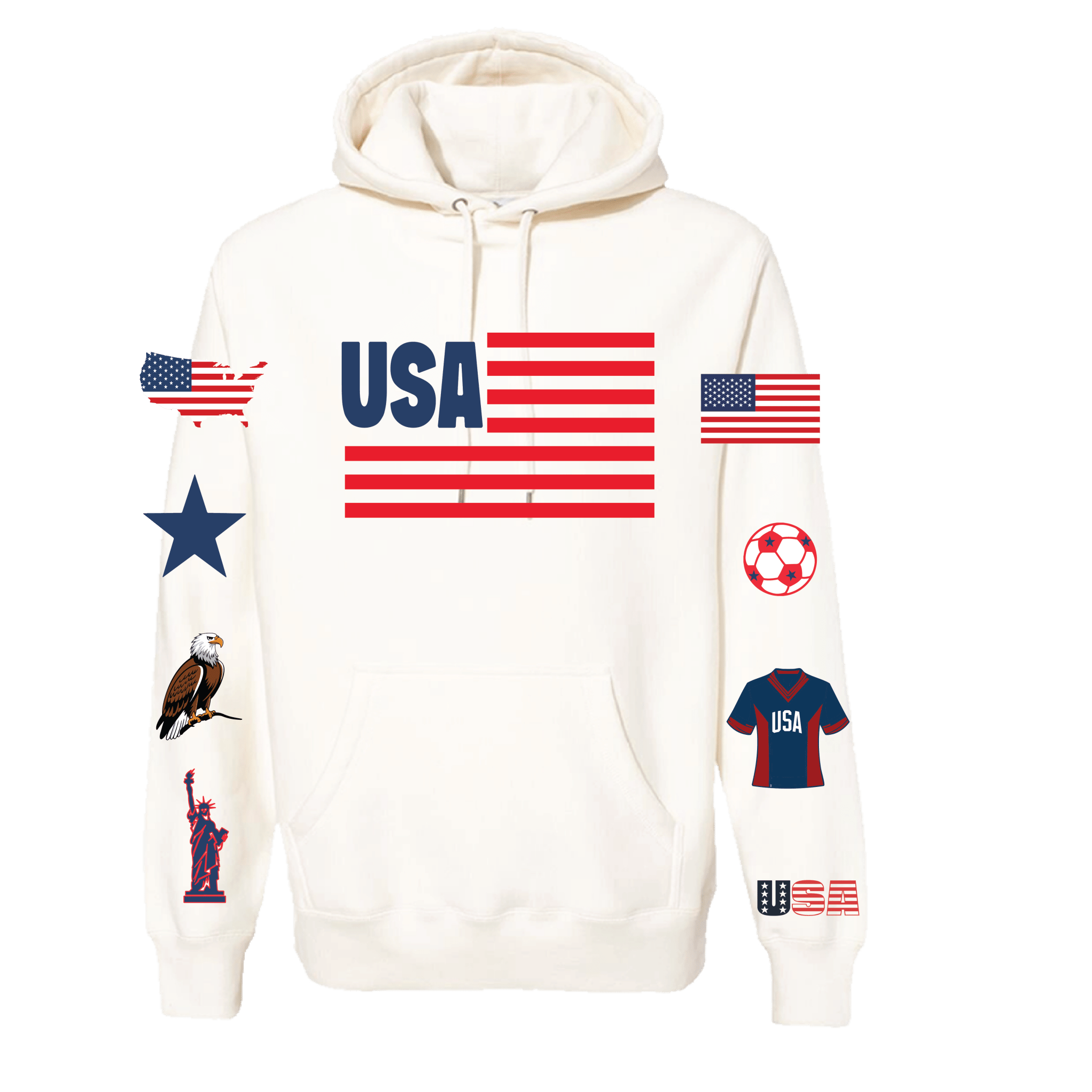 USA Soccer Hoodie - BROdenim