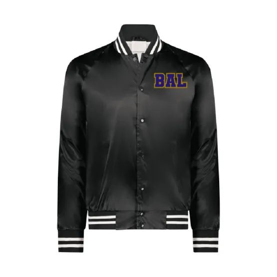 Baltimore Playoff Satin Bomber - BROdenim