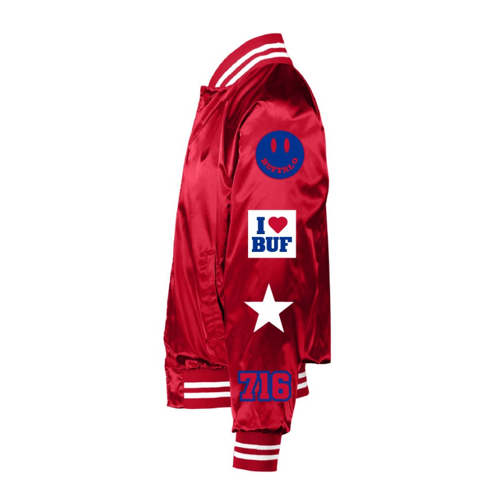 Buffalo Satin Playoff Bomber - BROdenim
