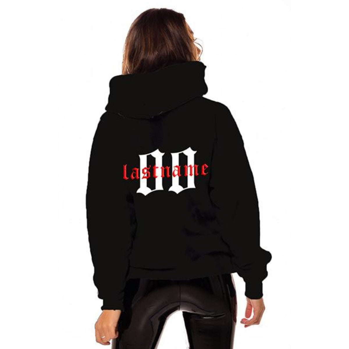 Embroidered Gothic Hoodie