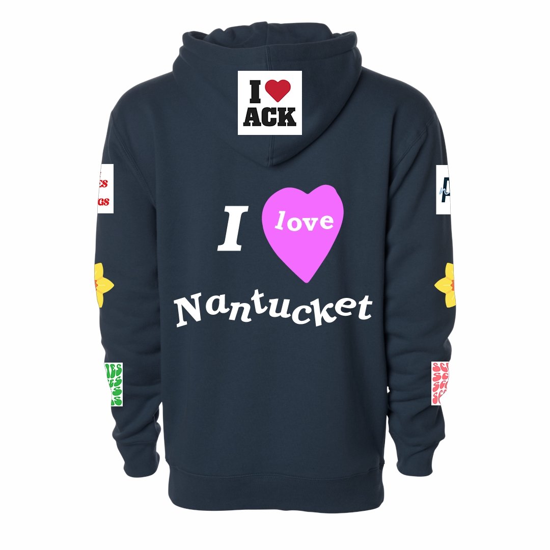 I love Nantucket Hoodie - BROdenim