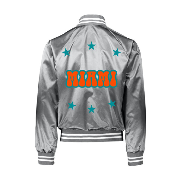 Miami Satin Playoff Bomber - BROdenim