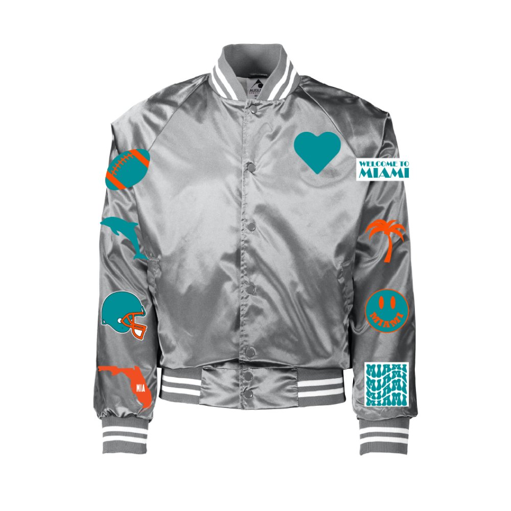 Miami Satin Playoff Bomber - BROdenim