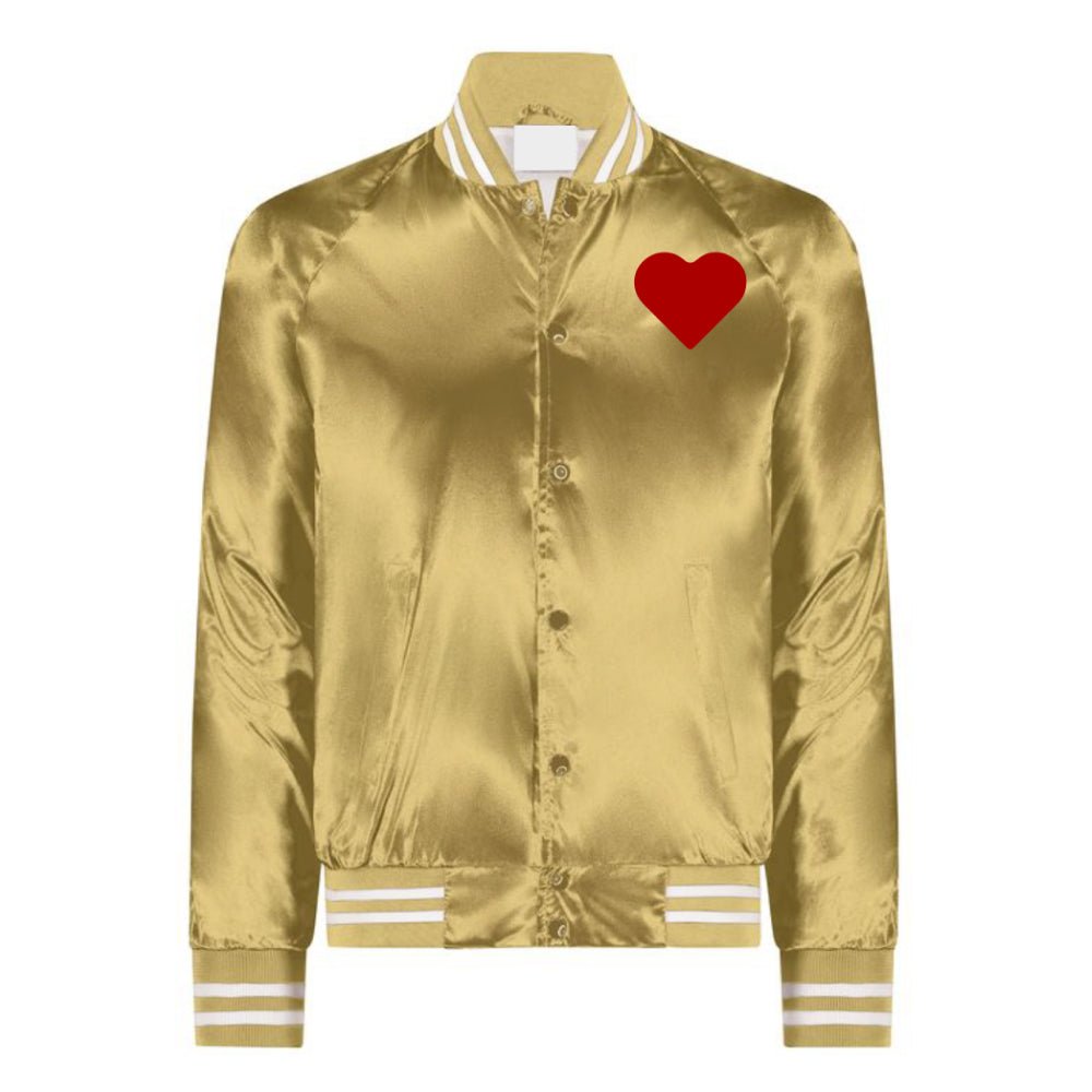 San Francisco Gold Satin Playoff Bomber - BROdenim