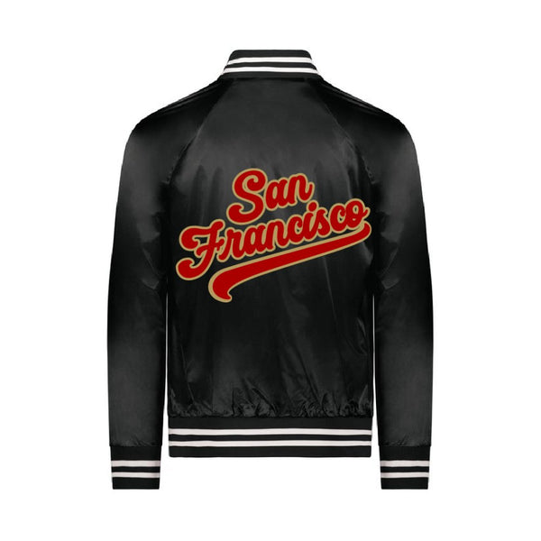 San Francisco Satin Playoff Bomber - BROdenim